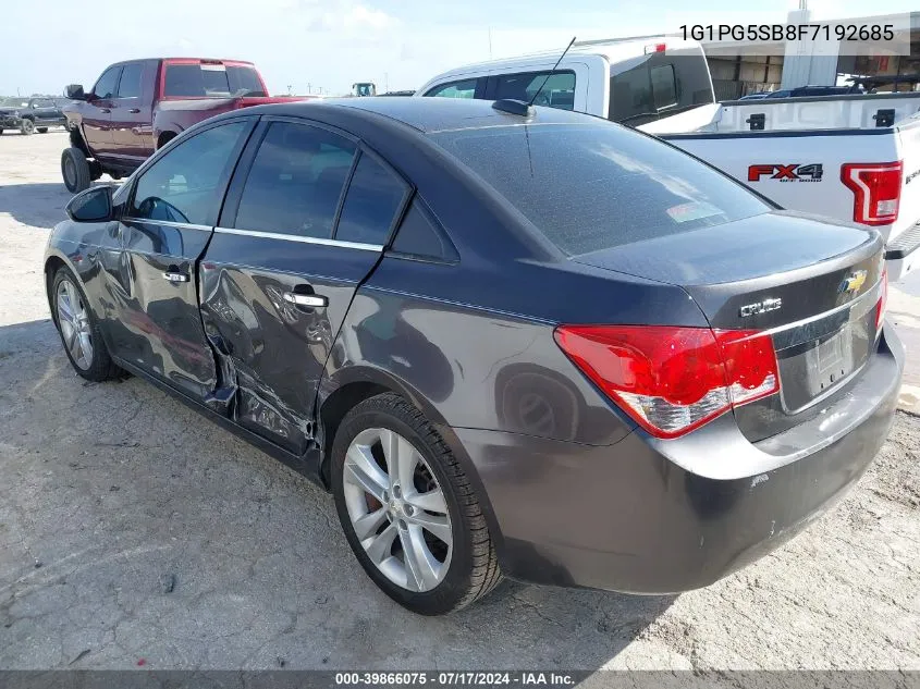 2015 Chevrolet Cruze Ltz VIN: 1G1PG5SB8F7192685 Lot: 39866075