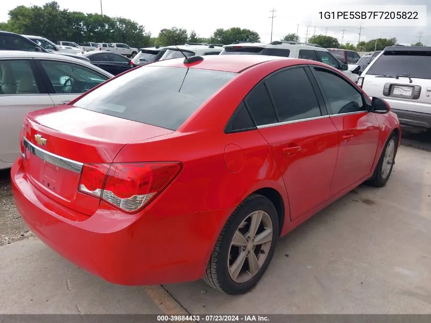 1G1PE5SB7F7205822 2015 Chevrolet Cruze 2Lt Auto