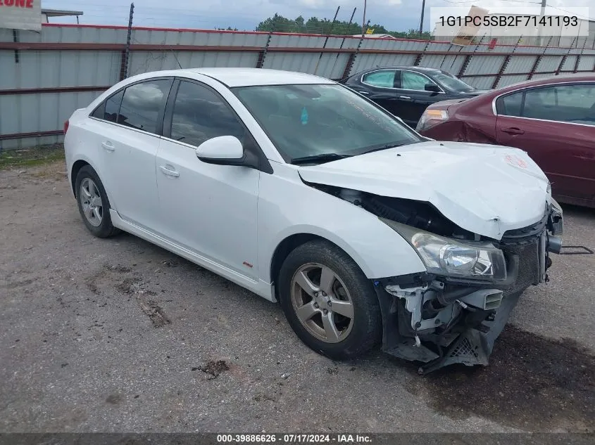 1G1PC5SB2F7141193 2015 Chevrolet Cruze 1Lt Auto