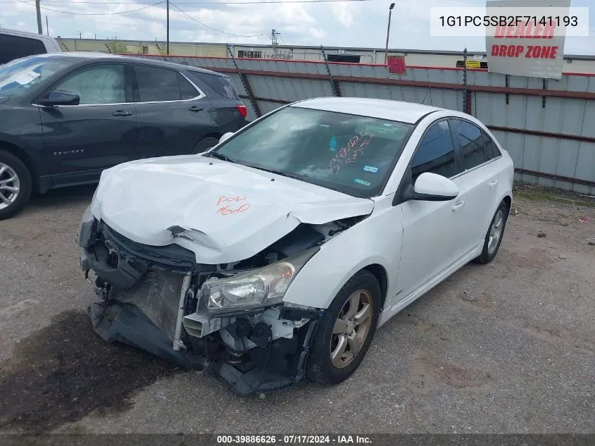 1G1PC5SB2F7141193 2015 Chevrolet Cruze 1Lt Auto