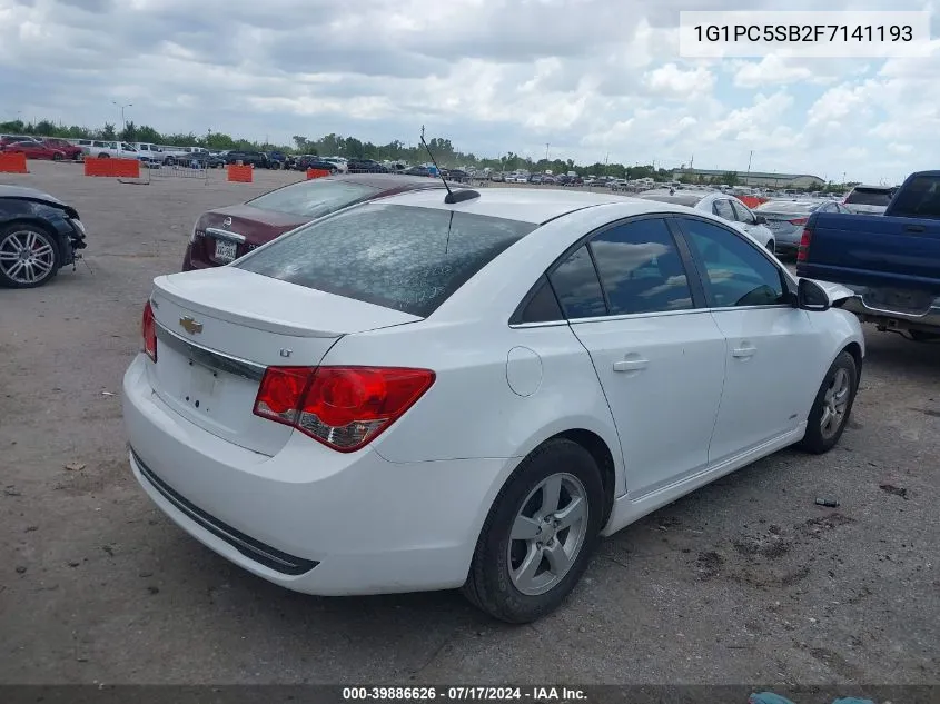 1G1PC5SB2F7141193 2015 Chevrolet Cruze 1Lt Auto