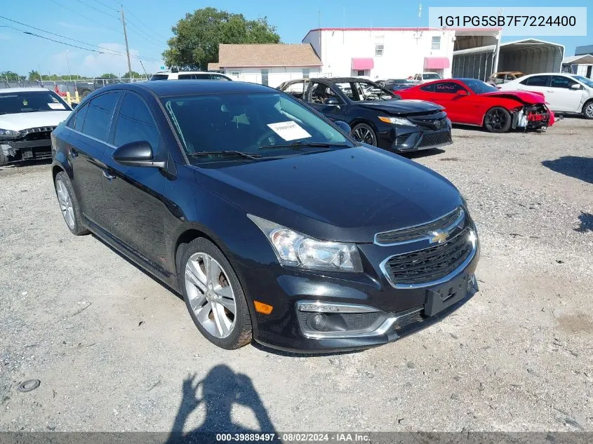 2015 Chevrolet Cruze Ltz VIN: 1G1PG5SB7F7224400 Lot: 39889497