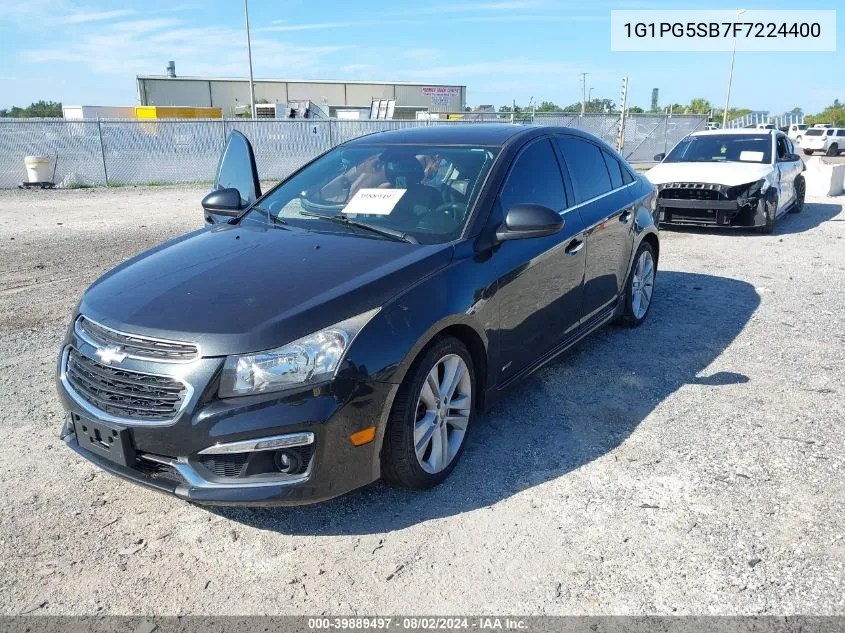 2015 Chevrolet Cruze Ltz VIN: 1G1PG5SB7F7224400 Lot: 39889497