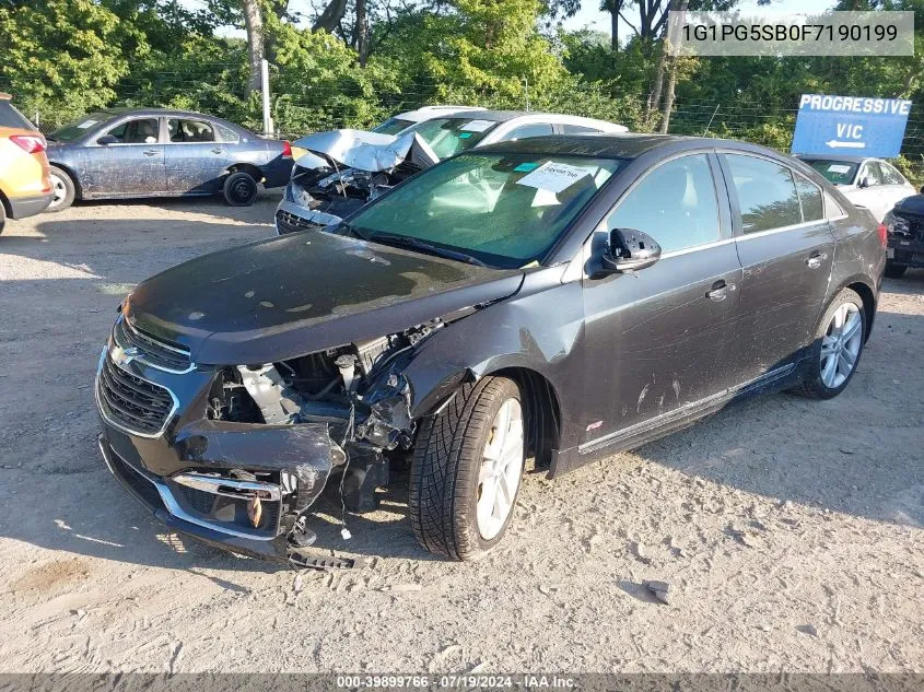 2015 Chevrolet Cruze Ltz VIN: 1G1PG5SB0F7190199 Lot: 39899766