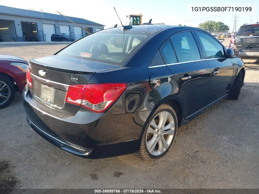 2015 Chevrolet Cruze Ltz VIN: 1G1PG5SB0F7190199 Lot: 39899766