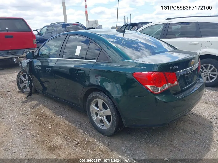 1G1PC5SB3F7172100 2015 Chevrolet Cruze 1Lt Auto