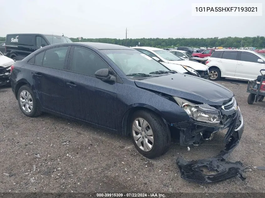 2015 Chevrolet Cruze Ls Auto VIN: 1G1PA5SHXF7193021 Lot: 39915309