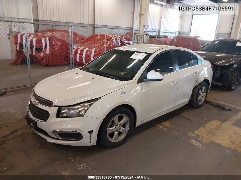 1G1PC5SB4F7106591 2015 Chevrolet Cruze 1Lt Auto