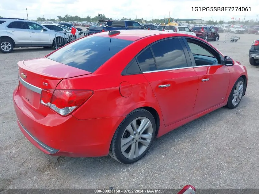 1G1PG5SB8F7274061 2015 Chevrolet Cruze Ltz