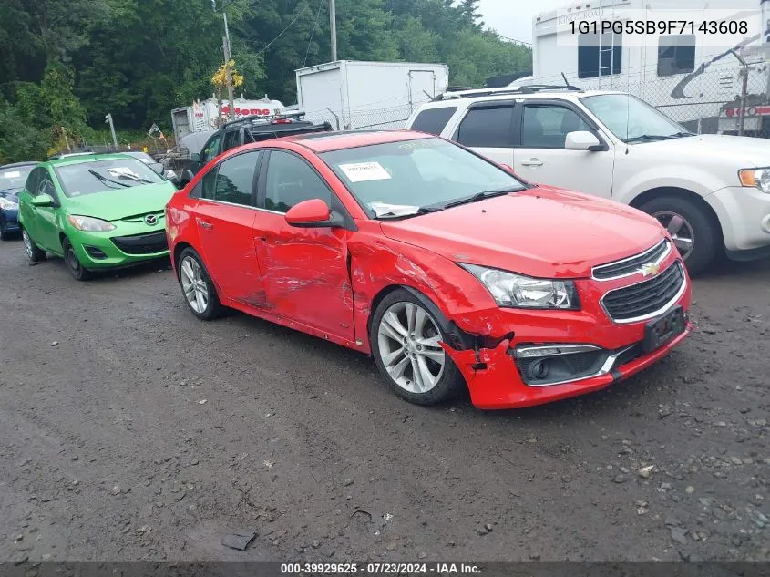 1G1PG5SB9F7143608 2015 Chevrolet Cruze Ltz