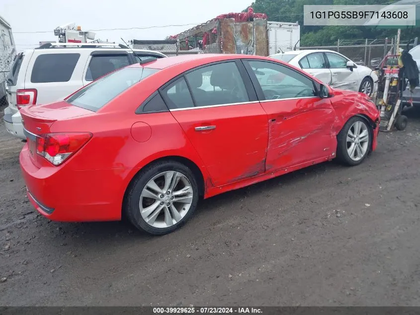 1G1PG5SB9F7143608 2015 Chevrolet Cruze Ltz