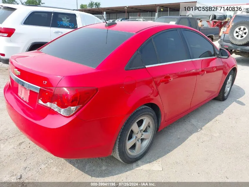 2015 Chevrolet Cruze 1Lt Auto VIN: 1G1PC5SB2F7140836 Lot: 39941195