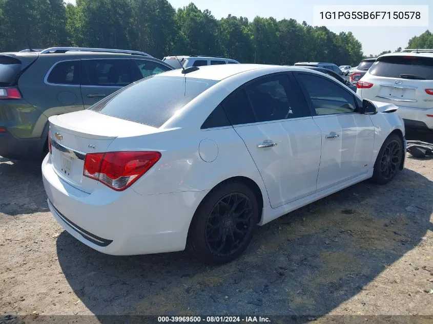 1G1PG5SB6F7150578 2015 Chevrolet Cruze Ltz