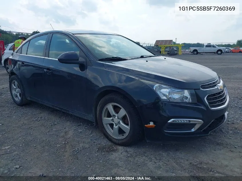 1G1PC5SB5F7260369 2015 Chevrolet Cruze 1Lt Auto