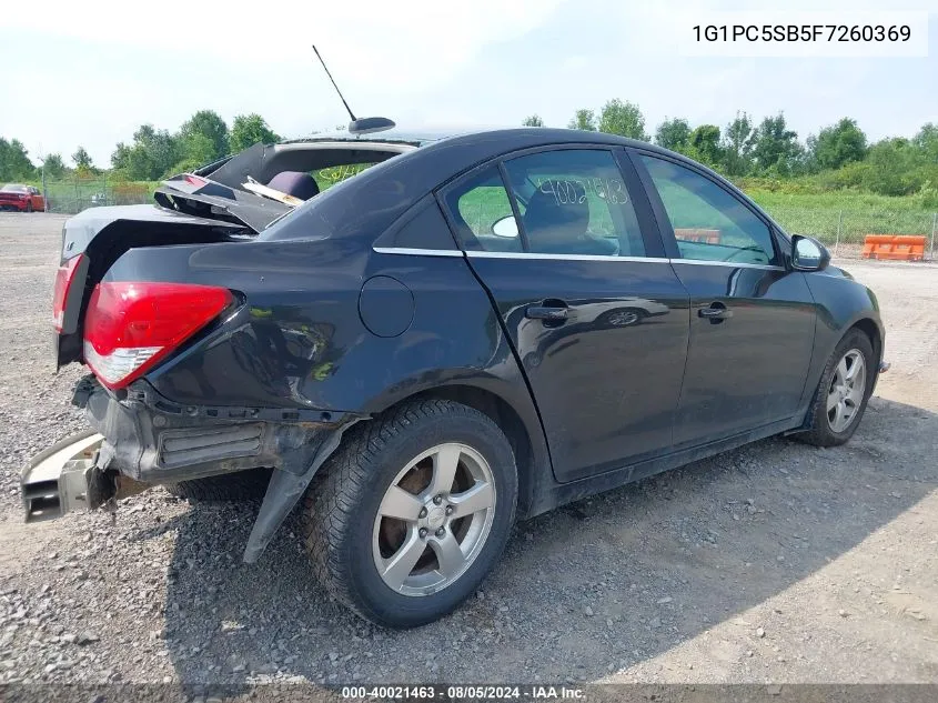 1G1PC5SB5F7260369 2015 Chevrolet Cruze 1Lt Auto