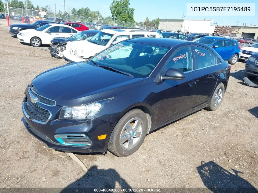 2015 Chevrolet Cruze 1Lt Auto VIN: 1G1PC5SB7F7195489 Lot: 40040208