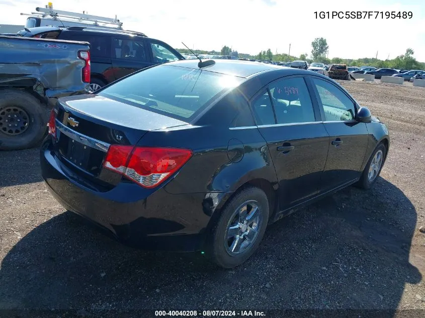 1G1PC5SB7F7195489 2015 Chevrolet Cruze 1Lt Auto