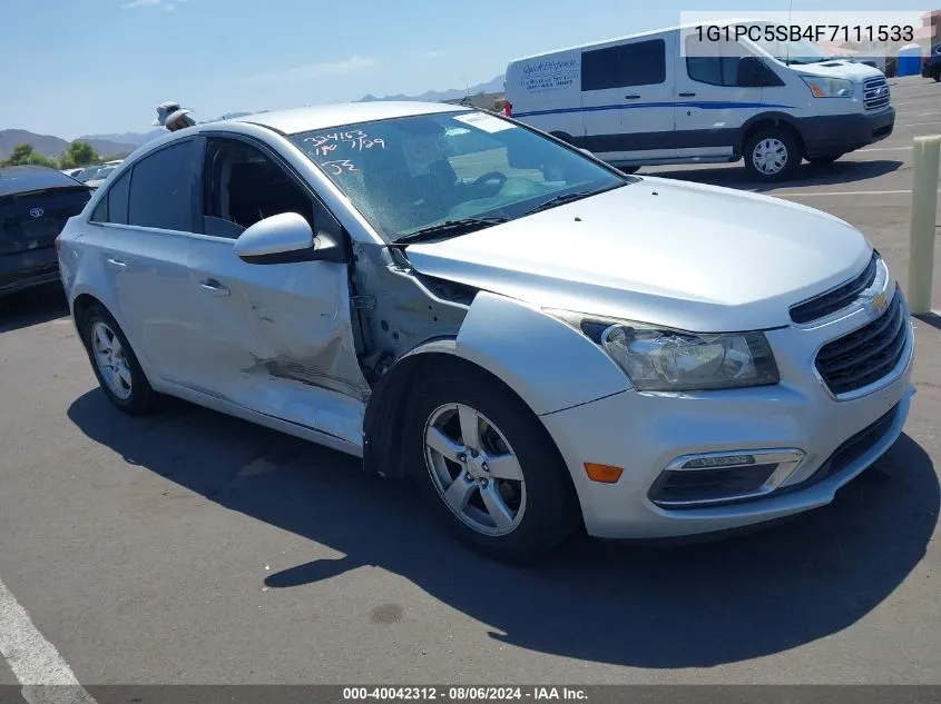 1G1PC5SB4F7111533 2015 Chevrolet Cruze 1Lt Auto