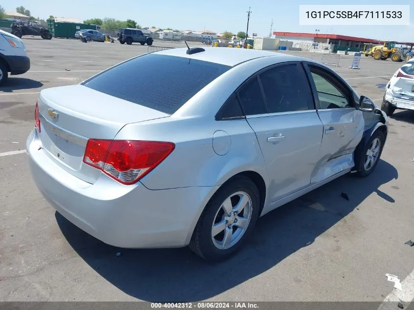 2015 Chevrolet Cruze 1Lt Auto VIN: 1G1PC5SB4F7111533 Lot: 40042312