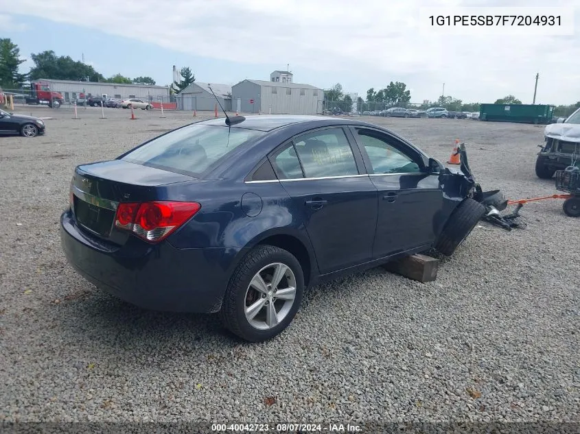 1G1PE5SB7F7204931 2015 Chevrolet Cruze 2Lt Auto