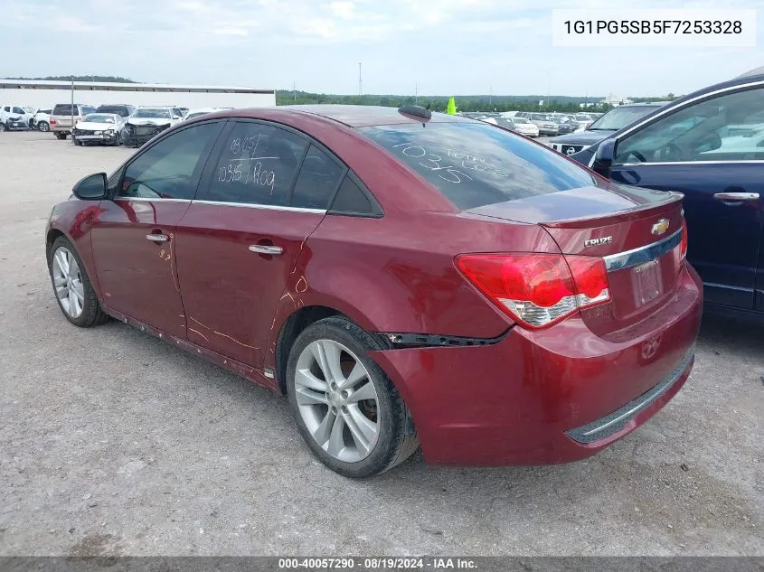 2015 Chevrolet Cruze Ltz VIN: 1G1PG5SB5F7253328 Lot: 40057290