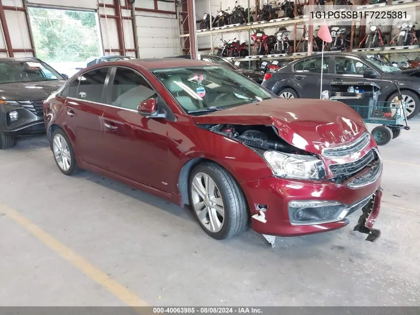 1G1PG5SB1F7225381 2015 Chevrolet Cruze Ltz