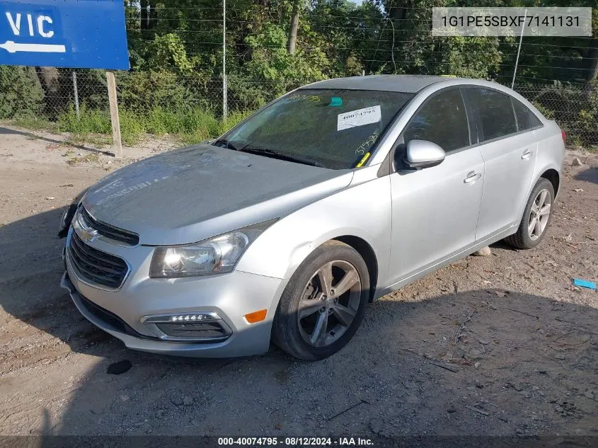 2015 Chevrolet Cruze 2Lt Auto VIN: 1G1PE5SBXF7141131 Lot: 40074795