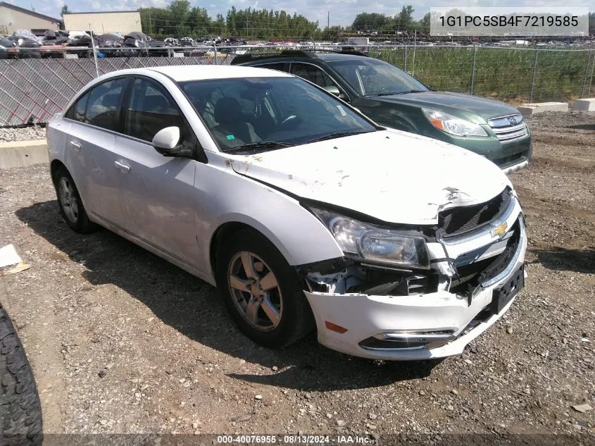 1G1PC5SB4F7219585 2015 Chevrolet Cruze 1Lt Auto