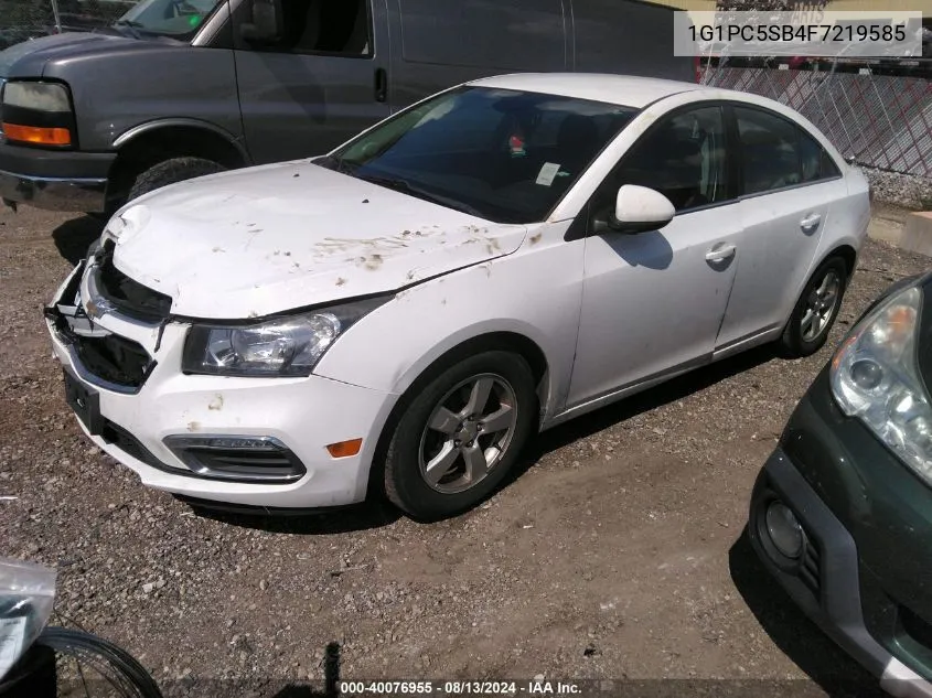 1G1PC5SB4F7219585 2015 Chevrolet Cruze 1Lt Auto