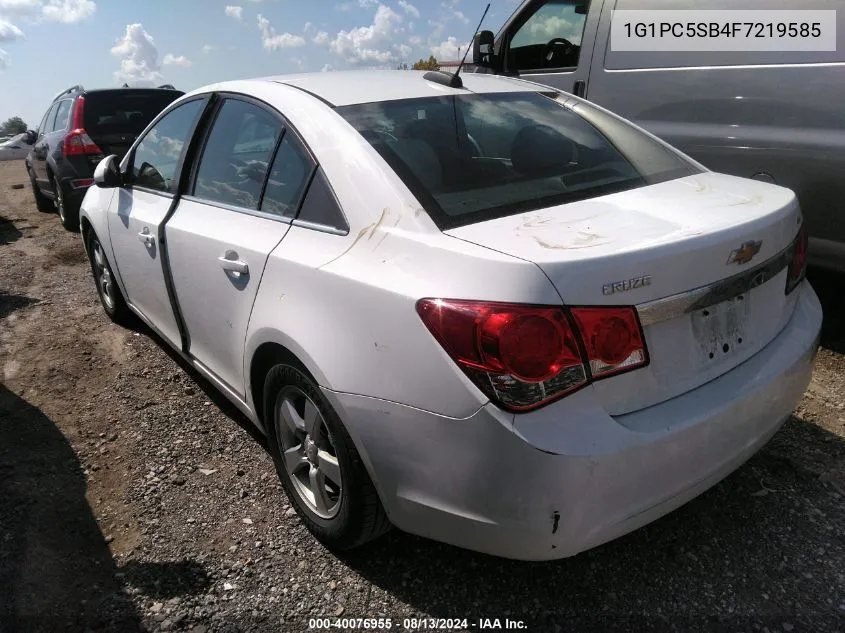 2015 Chevrolet Cruze 1Lt Auto VIN: 1G1PC5SB4F7219585 Lot: 40076955