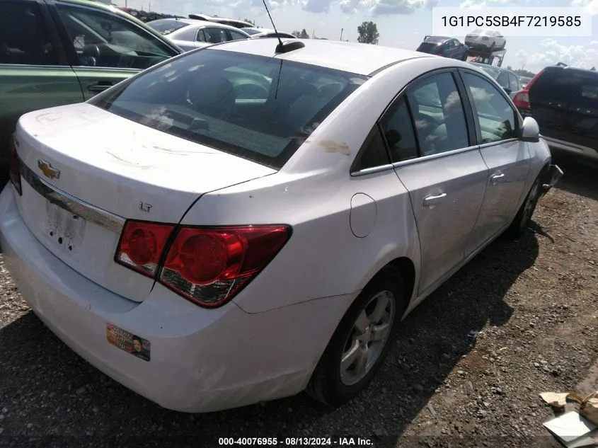 1G1PC5SB4F7219585 2015 Chevrolet Cruze 1Lt Auto