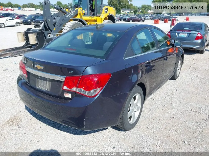 2015 Chevrolet Cruze 1Lt Auto VIN: 1G1PC5SB4F7176978 Lot: 40085332