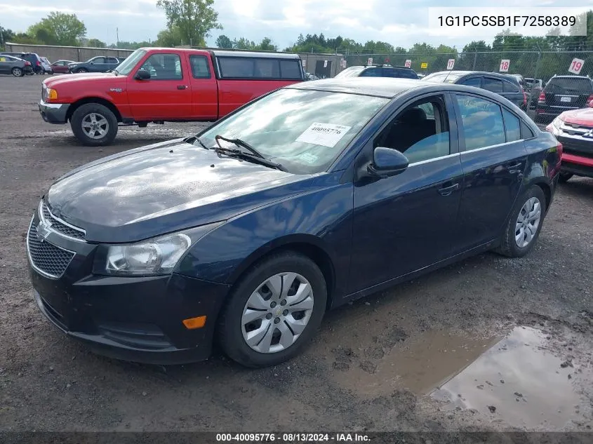 1G1PC5SB1F7258389 2015 Chevrolet Cruze 1Lt Auto