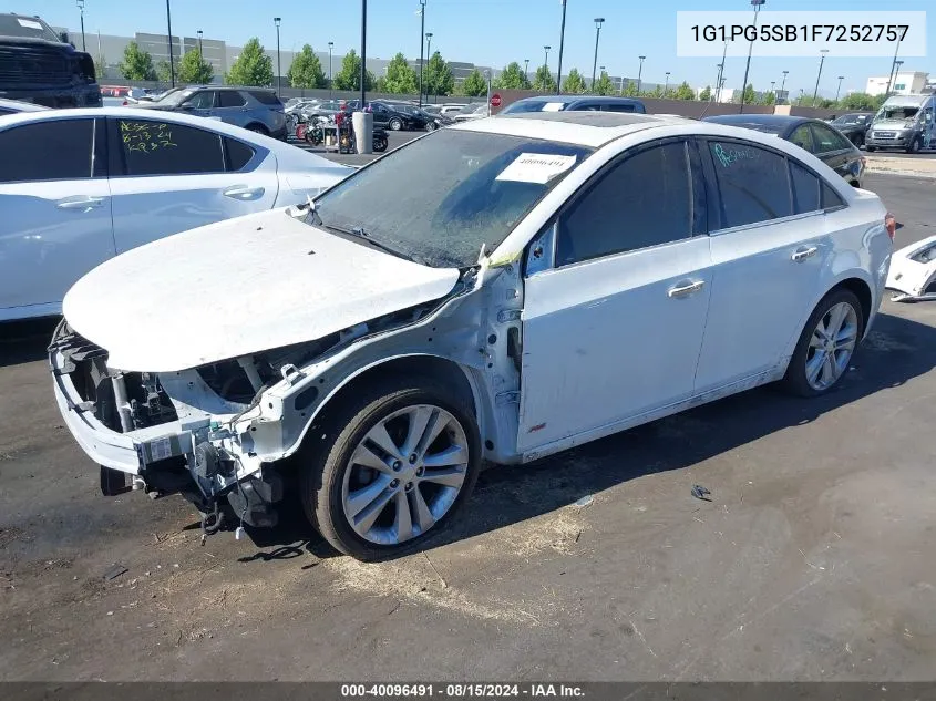 1G1PG5SB1F7252757 2015 Chevrolet Cruze Ltz