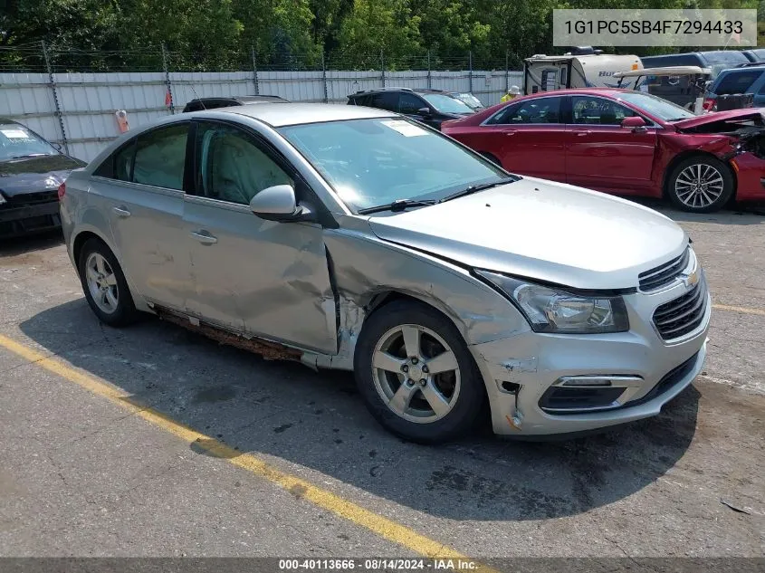 2015 Chevrolet Cruze 1Lt Auto VIN: 1G1PC5SB4F7294433 Lot: 40113666