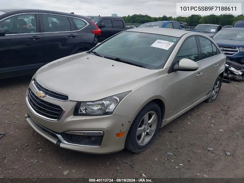 1G1PC5SB9F7188611 2015 Chevrolet Cruze 1Lt Auto