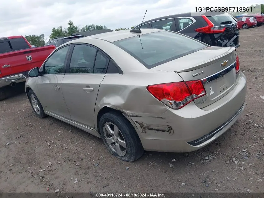 2015 Chevrolet Cruze 1Lt Auto VIN: 1G1PC5SB9F7188611 Lot: 40113724