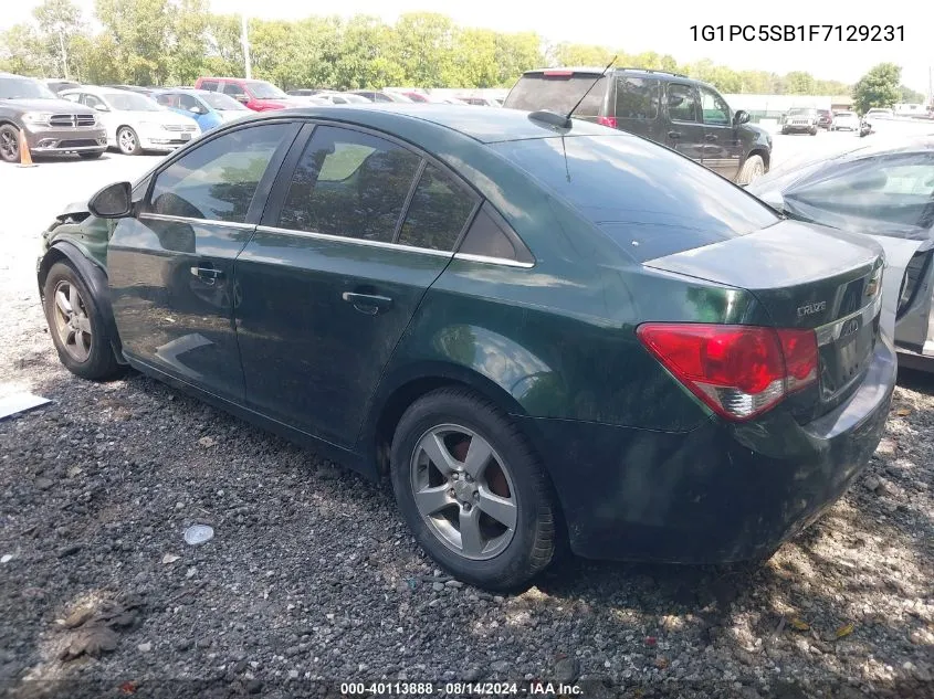 1G1PC5SB1F7129231 2015 Chevrolet Cruze 1Lt Auto