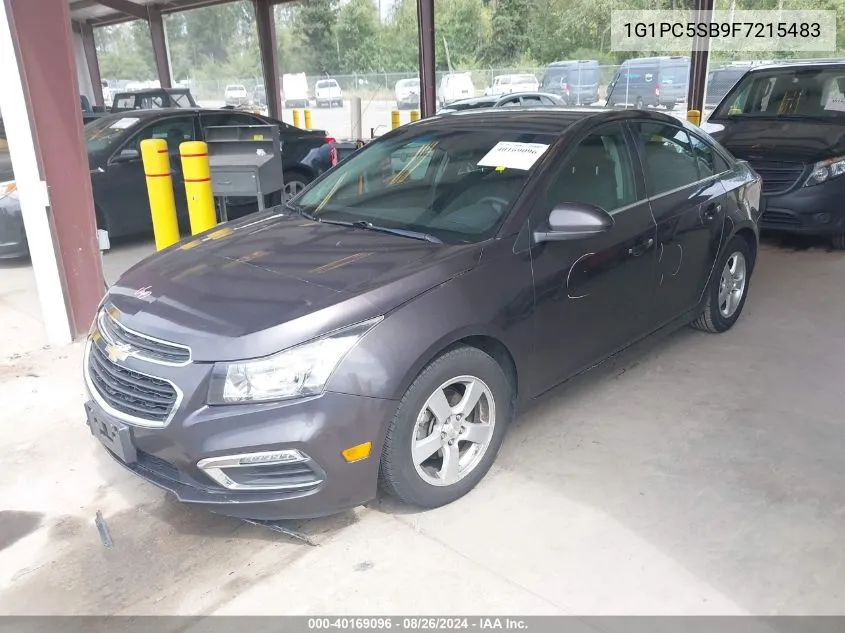 1G1PC5SB9F7215483 2015 Chevrolet Cruze 1Lt Auto