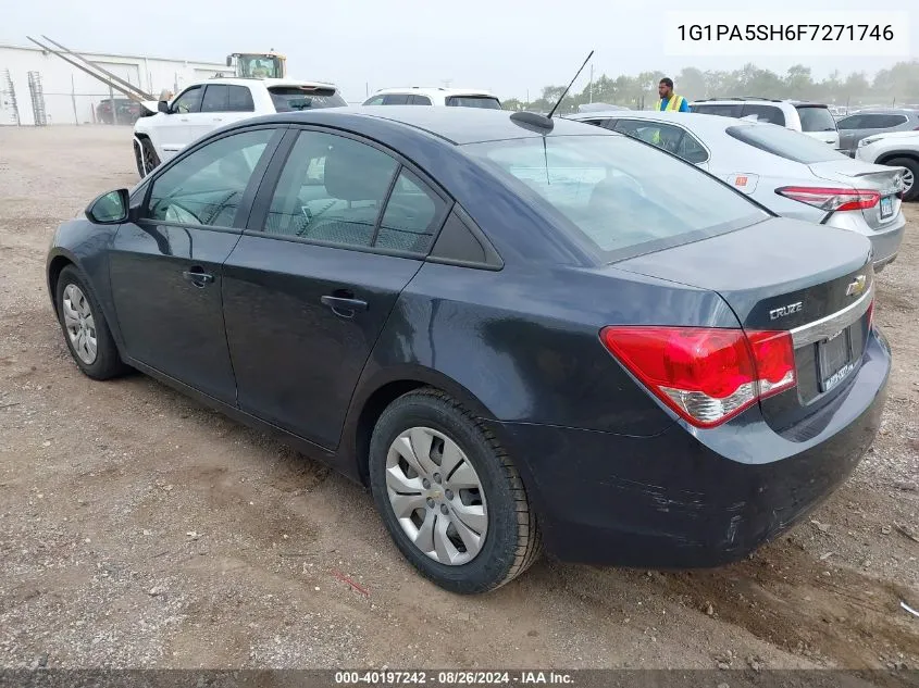 2015 Chevrolet Cruze Ls Auto VIN: 1G1PA5SH6F7271746 Lot: 40197242