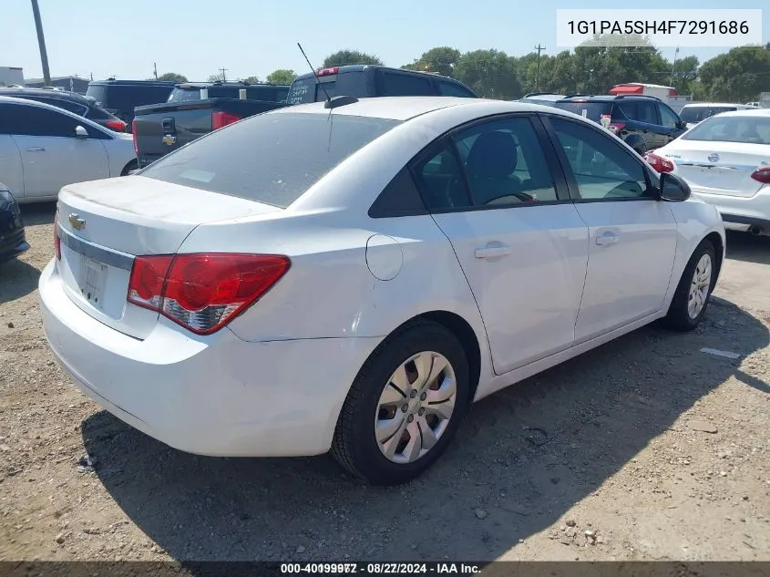 2015 Chevrolet Cruze Ls Auto VIN: 1G1PA5SH4F7291686 Lot: 40199977