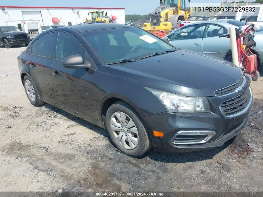 1G1PB5SG3F7229832 2015 Chevrolet Cruze Ls Manual