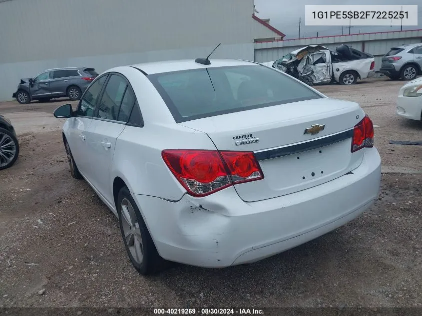 2015 Chevrolet Cruze 2Lt Auto VIN: 1G1PE5SB2F7225251 Lot: 40219269