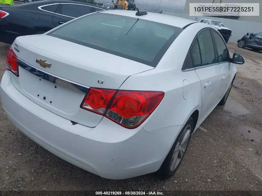 1G1PE5SB2F7225251 2015 Chevrolet Cruze 2Lt Auto