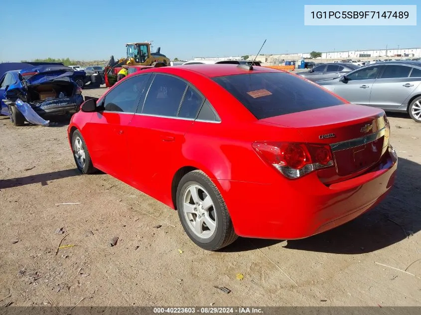 1G1PC5SB9F7147489 2015 Chevrolet Cruze 1Lt Auto