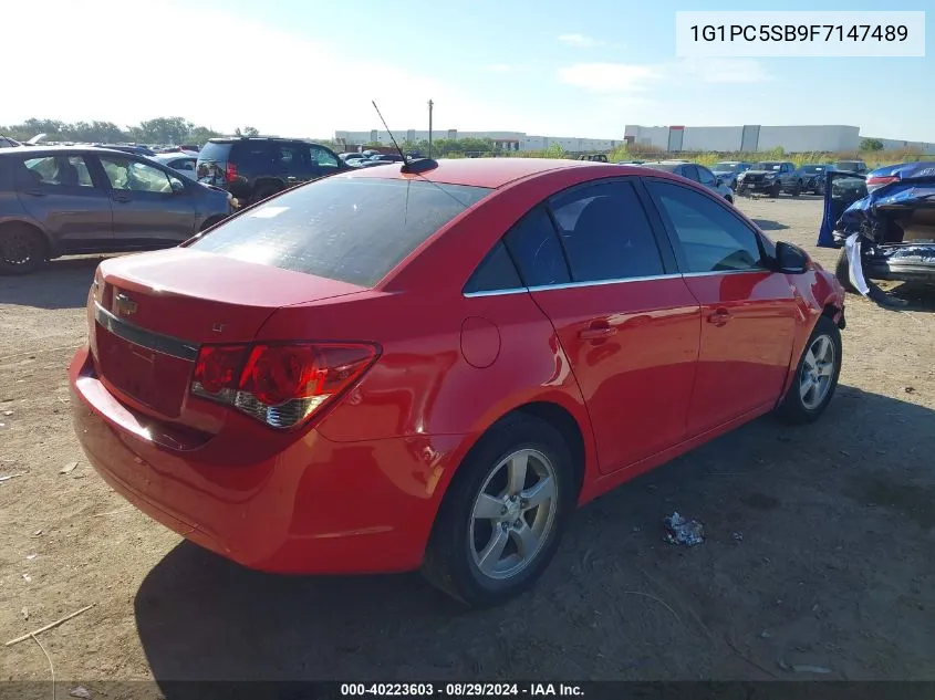 1G1PC5SB9F7147489 2015 Chevrolet Cruze 1Lt Auto