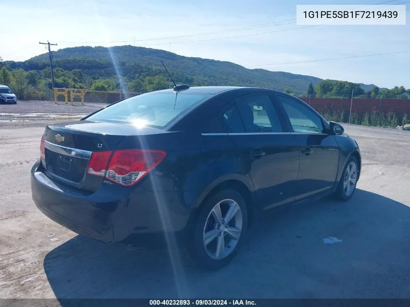 1G1PE5SB1F7219439 2015 Chevrolet Cruze 2Lt Auto