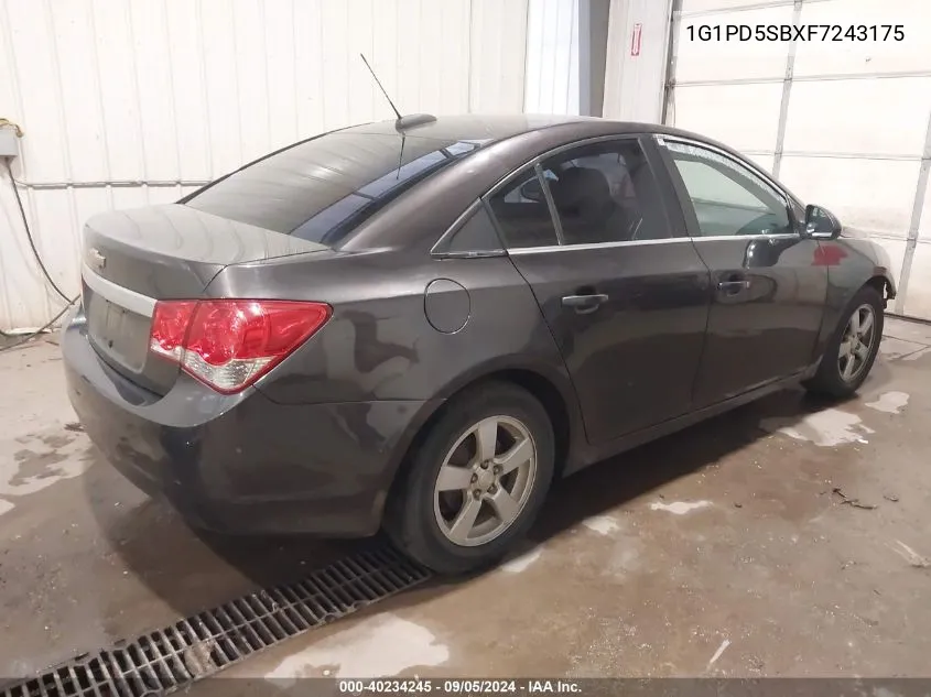 1G1PD5SBXF7243175 2015 Chevrolet Cruze 1Lt Manual