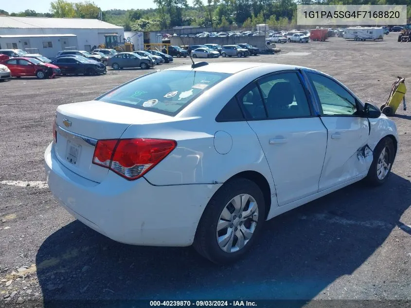 2015 Chevrolet Cruze Ls Auto VIN: 1G1PA5SG4F7168820 Lot: 40239870