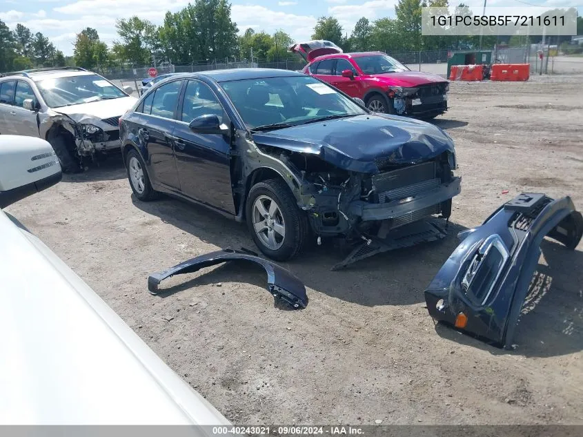 1G1PC5SB5F7211611 2015 Chevrolet Cruze 1Lt Auto